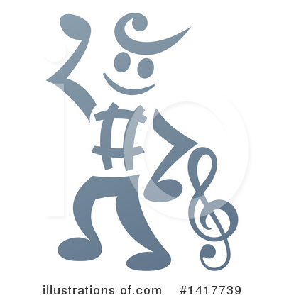 Royalty-Free (RF) Music Clipart Illustration by AtStockIllustration - Stock Sample #1417739
