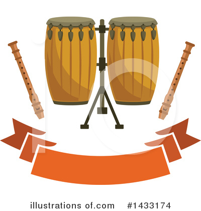 Drums Clipart #1433174 by Vector Tradition SM