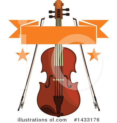 Violin Clipart #1433176 by Vector Tradition SM