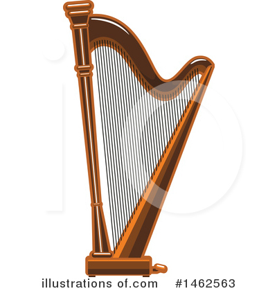 Harp Clipart #1462563 by Vector Tradition SM