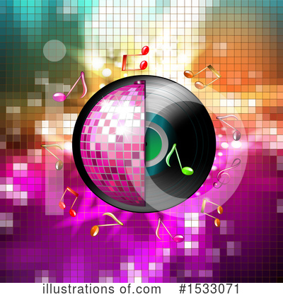 Royalty-Free (RF) Music Clipart Illustration by merlinul - Stock Sample #1533071