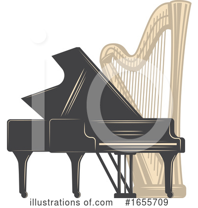 Piano Clipart #1655709 by Vector Tradition SM