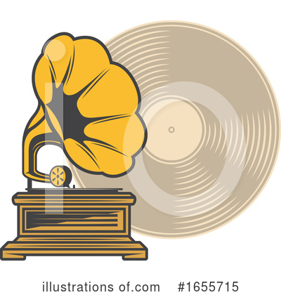 Gramophone Clipart #1655715 by Vector Tradition SM
