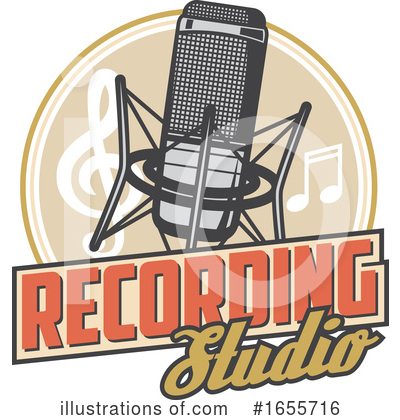 Microphone Clipart #1655716 by Vector Tradition SM