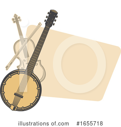 Banjo Clipart #1655718 by Vector Tradition SM