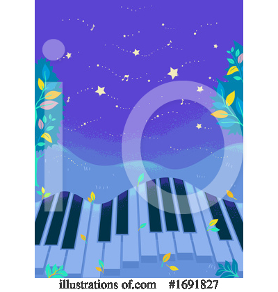 Piano Clipart #1691827 by BNP Design Studio