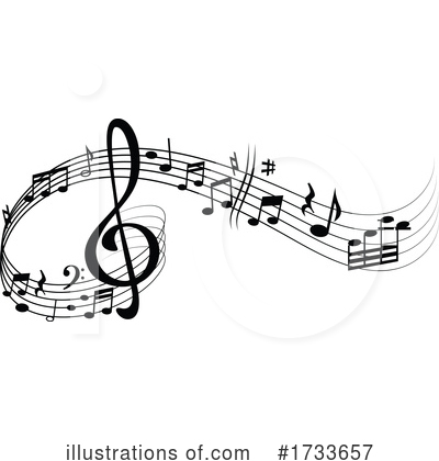 Royalty-Free (RF) Music Clipart Illustration by Vector Tradition SM - Stock Sample #1733657