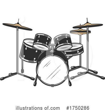 Drums Clipart #1750286 by Vector Tradition SM