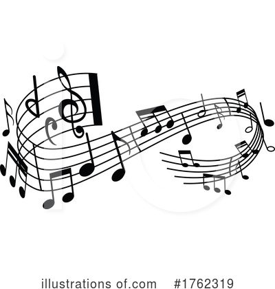 Music Notes Clipart #1762319 by Vector Tradition SM