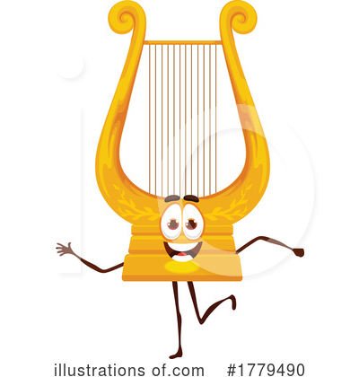 Lyre Clipart #1779490 by Vector Tradition SM