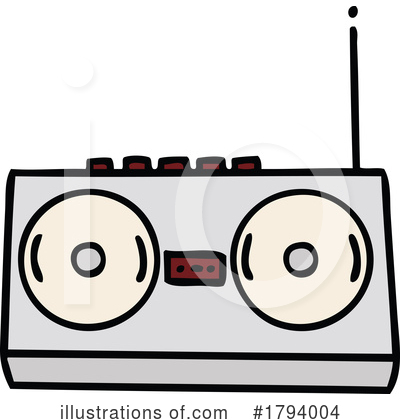 Boom Box Clipart #1794004 by lineartestpilot