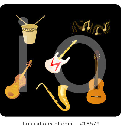 Saxophone Clipart #18579 by Rasmussen Images