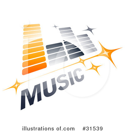 Royalty-Free (RF) Music Clipart Illustration by beboy - Stock Sample #31539