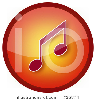 Royalty-Free (RF) Music Clipart Illustration by YUHAIZAN YUNUS - Stock Sample #35874