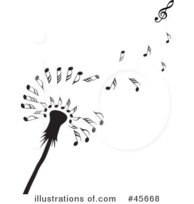 Royalty-Free (RF) Music Clipart Illustration by Michael Schmeling - Stock Sample #45668