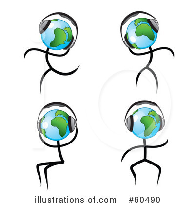 Globes Clipart #60490 by TA Images