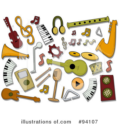 Royalty-Free (RF) Music Clipart Illustration by BNP Design Studio - Stock Sample #94107