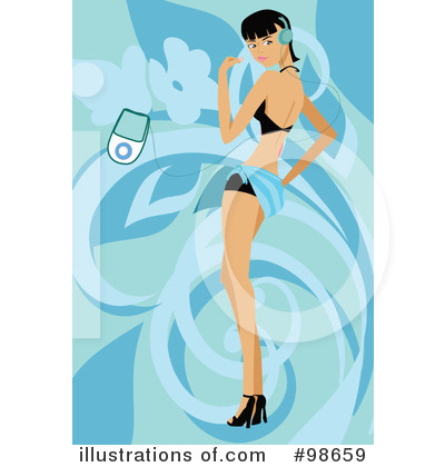 Royalty-Free (RF) Music Clipart Illustration by mayawizard101 - Stock Sample #98659