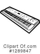 Music Keyboard Clipart #1289847 by Vector Tradition SM