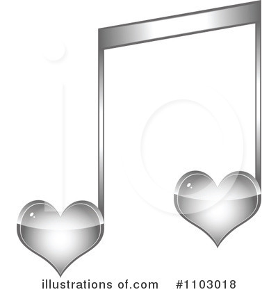 Music Note Clipart #1103018 by Andrei Marincas