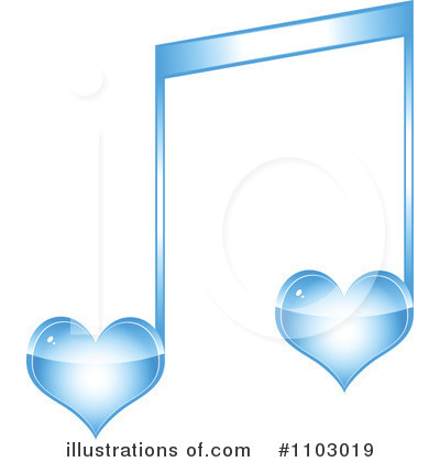 Royalty-Free (RF) Music Note Clipart Illustration by Andrei Marincas - Stock Sample #1103019