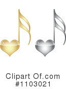 Music Note Clipart #1103021 by Andrei Marincas