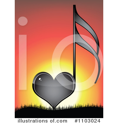 Music Note Clipart #1103024 by Andrei Marincas