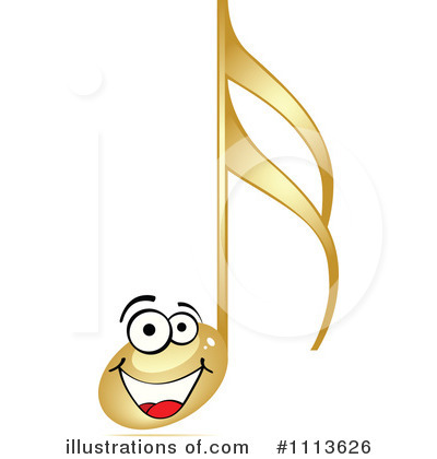 Royalty-Free (RF) Music Note Clipart Illustration by Andrei Marincas - Stock Sample #1113626