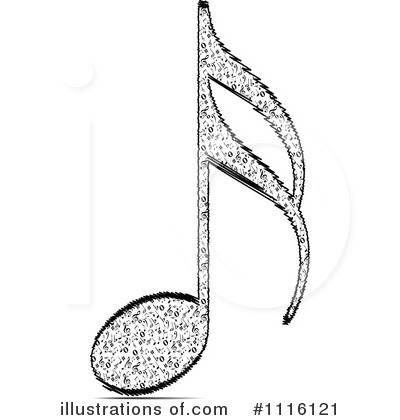 Royalty-Free (RF) Music Note Clipart Illustration by Andrei Marincas - Stock Sample #1116121