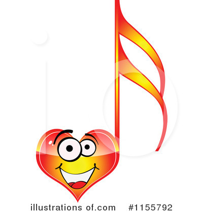 Music Note Clipart #1155792 by Andrei Marincas