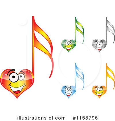 Music Note Clipart #1155796 by Andrei Marincas