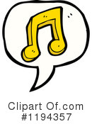 Music Note Clipart #1194357 by lineartestpilot