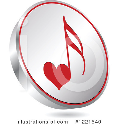 Music Note Clipart #1221540 by Andrei Marincas