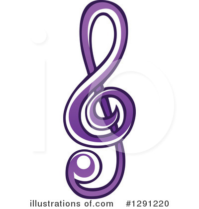 Royalty-Free (RF) Music Note Clipart Illustration by visekart - Stock Sample #1291220