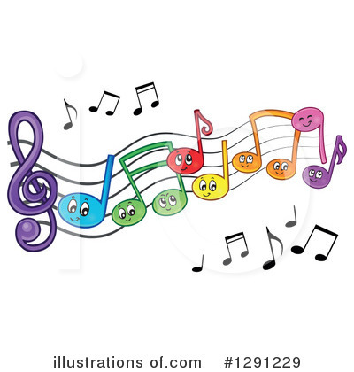 Music Note Character Clipart #1291229 by visekart