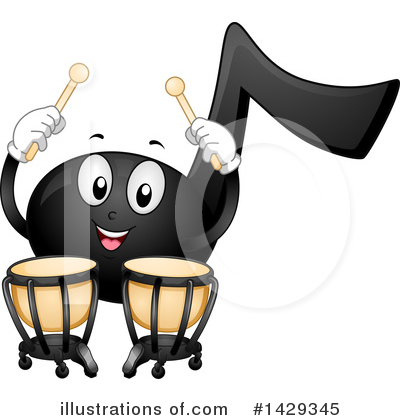 Music Note Clipart #1429345 by BNP Design Studio