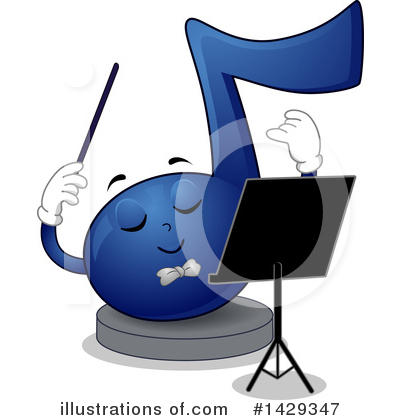 Music Note Clipart #1429347 by BNP Design Studio