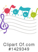 Music Note Clipart #1429349 by BNP Design Studio