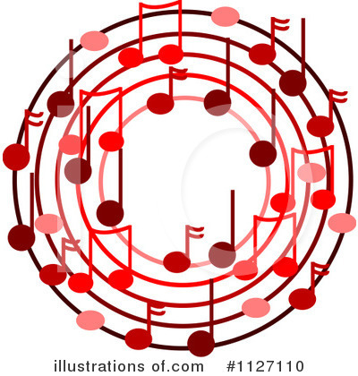 Royalty-Free (RF) Music Notes Clipart Illustration by djart - Stock Sample #1127110