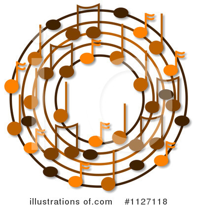 Royalty-Free (RF) Music Notes Clipart Illustration by djart - Stock Sample #1127118