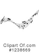 Music Notes Clipart #1238669 by KJ Pargeter