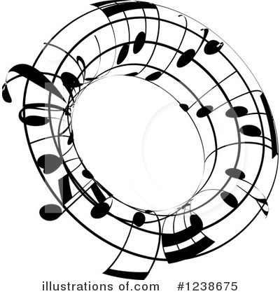Sheet Music Clipart #1238675 by KJ Pargeter