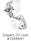 Music Notes Clipart #1268691 by Vector Tradition SM