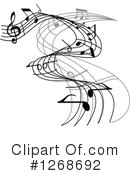 Music Notes Clipart #1268692 by Vector Tradition SM