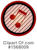 Music Notes Clipart #1568009 by elaineitalia