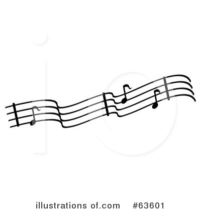 Royalty-Free (RF) Music Notes Clipart Illustration by Andy Nortnik - Stock Sample #63601