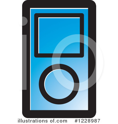 Mp3 Player Clipart #1228987 by Lal Perera