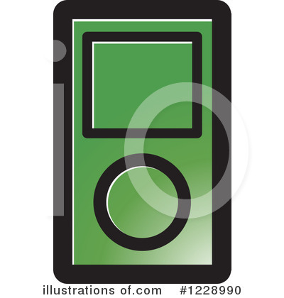 Royalty-Free (RF) Music Player Clipart Illustration by Lal Perera - Stock Sample #1228990