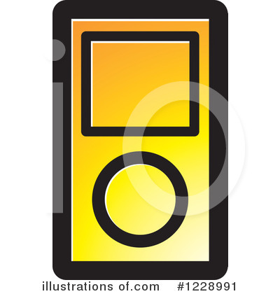 Royalty-Free (RF) Music Player Clipart Illustration by Lal Perera - Stock Sample #1228991