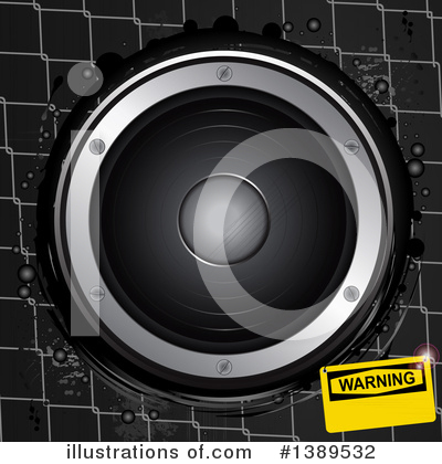 Royalty-Free (RF) Music Speaker Clipart Illustration by elaineitalia - Stock Sample #1389532